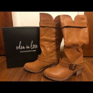 Women mid calf boots (size 7)